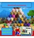 Конструктор магнитный Minecraft (350 шт) + фигурки (6948679457807)
