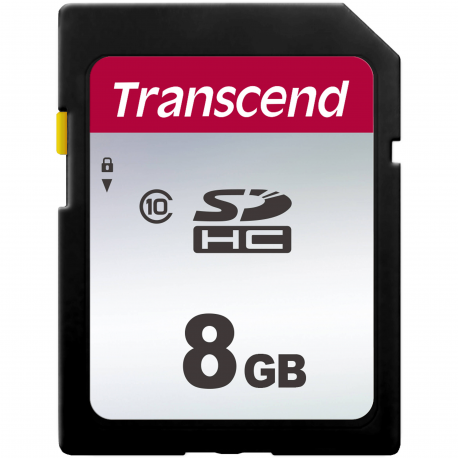 Карта памяти Transcend SDHC 8GB Class 10 (TS8GSDC300S)