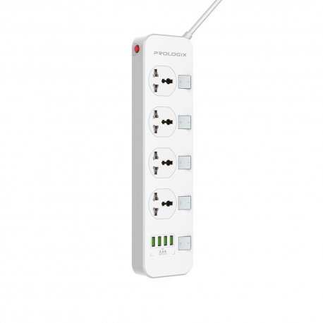 Сетевой фильтр ProLogix Premium 4 розетки 2m кабель White (PR-SC4408W)