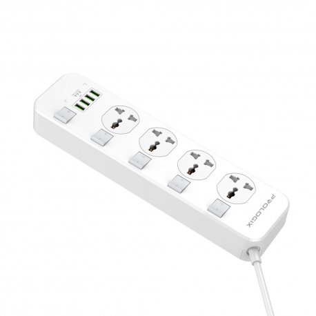 Сетевой фильтр ProLogix Premium 4 розетки 2m кабель White (PR-SC4408W)