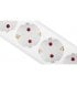 Сетевой фильтр REAL-EL RS-Protect M 3м White (EL122300027)