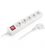 Мережевий фільтр REAL-EL RS-Protect M 3м White (EL122300027)