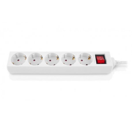 Сетевой фильтр REAL-EL RS-Protect M 5м White (EL122300029)