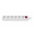 Сетевой фильтр REAL-EL RS-6 Protect M 1.8м White (EL122300031)