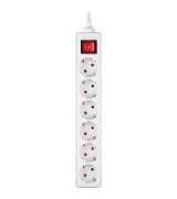 Сетевой фильтр REAL-EL RS-6 Protect M 1.8м White (EL122300031)