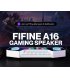 Комп'ютерна колонка Fifine A16 Gaming Speaker RGB AUX/Bluetoth Black (A16)