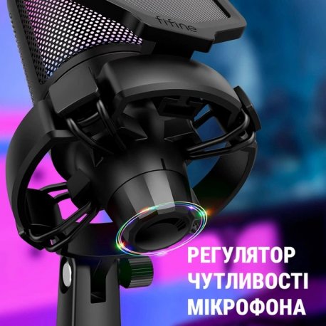 Микрофон Fifine RGB Ampligame A6 Black