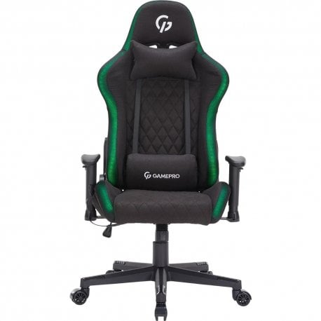 Крісло ігрове Gamepro Fabric Black (GC700FB RGB)