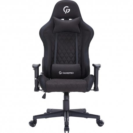 Крісло ігрове Gamepro Fabric Black (GC700FB RGB)