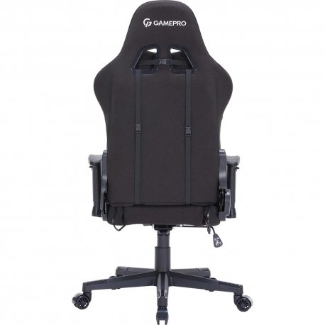 Кресло игровое Gamepro Fabric Black (GC700FB RGB)