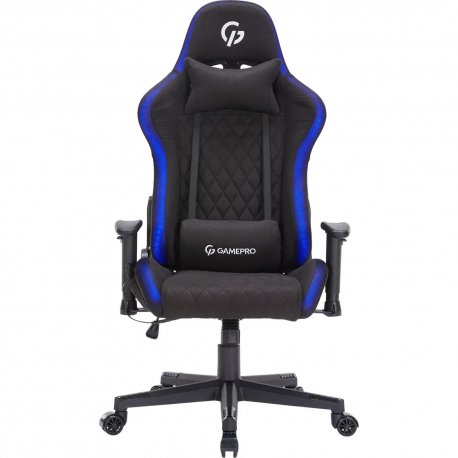 Кресло игровое Gamepro Fabric Black (GC700FB RGB)