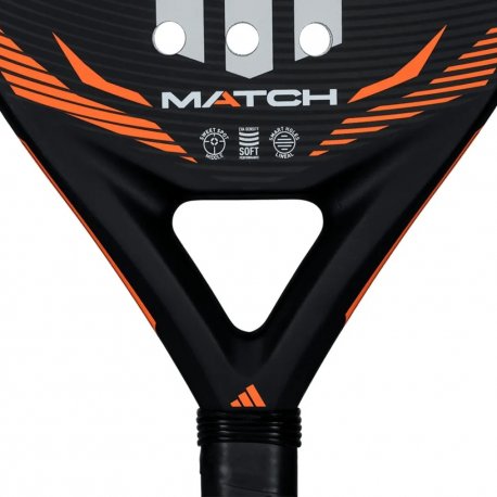 Ракетка для паделу Adidas Match Black /Orange 2026 (AR5GA3U23)