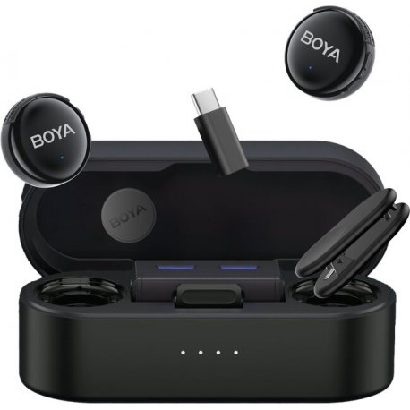 Микрофонная радиосистема Boya LINK 3-02 Type-C/TRS Black (LINK 3-02)