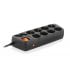 Сетевой фильтр REAL-EL RS-10 Protect 1.8 м Black (EL122300038)