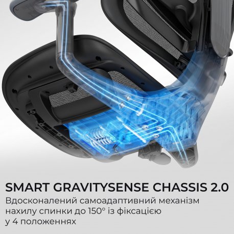 Офісне крісло Sihoo C300 PRO V2 Black (C300-PRO-V2-B101)