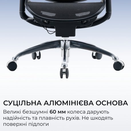 Офісне крісло Sihoo C300 PRO V2 Black (C300-PRO-V2-B101)