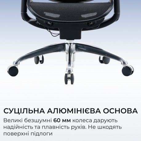 Офисное кресло Sihoo C300 PRO V2 Black (C300-PRO-V2-B101)