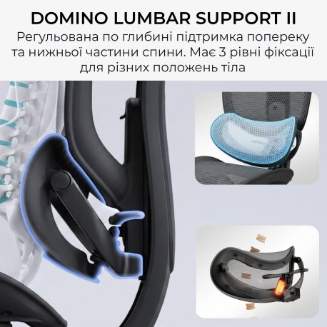 Офісне крісло Sihoo C300 Lite V2 Black (C300-LITE-V2-B101)