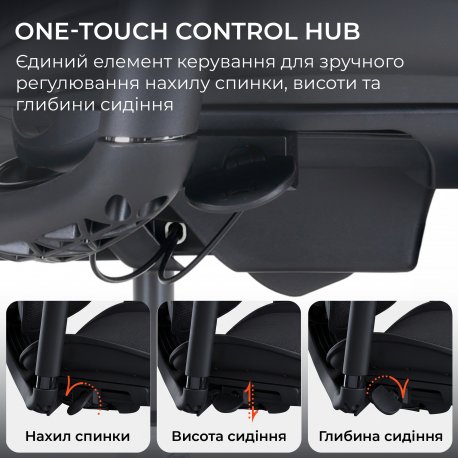 Офисное кресло Sihoo C300 Lite V2 Black (C300-LITE-V2-B101)