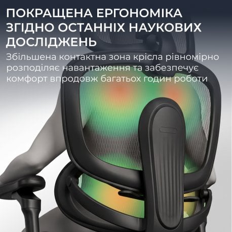 Офісне крісло Sihoo C300 Lite V2 Black (C300-LITE-V2-B101)