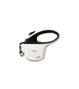 Повідець-рулетка для собак Flexi One 5 м/30 кг Black/White (OA20T5.251.WS)