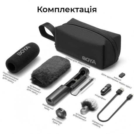 Мікрофон Boya Magic-05 Type-C Black (Magic-05)