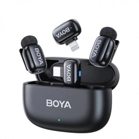 Микрофон Boya MIC 2-02 Type-C/TRS Black (MIC 2-02)