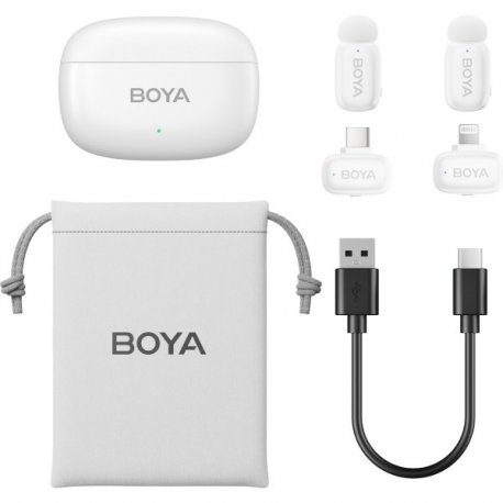 Микрофон Boya mini-12 Type-C/Lightning Black (mini-12)