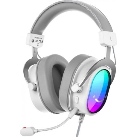 Навушники Fifine H16 7.1 RGB White (H16W)