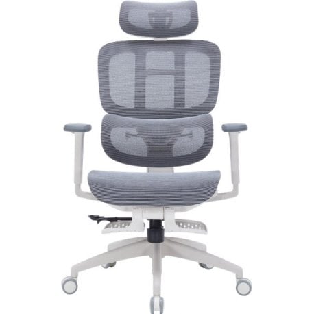 Офісне крісло OfficePro Skyline Footrest White/Dark Gray (OC750-W-DG-DG)