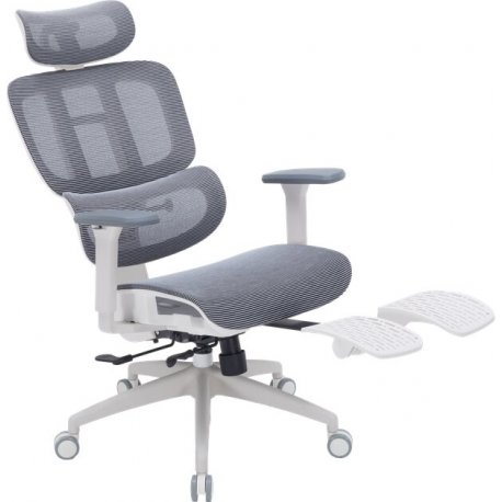 Офісне крісло OfficePro Skyline Footrest White/Dark Gray (OC750-W-DG-DG)