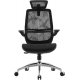 Офісне крісло OfficePro Skyline Footrest White/Dark Gray (OC750-W-DG-DG)