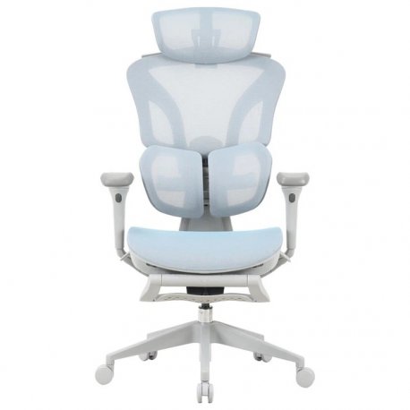 Офісне крісло OfficePro Elite OC950GLB Gray/Light Blue (OC950GLB)