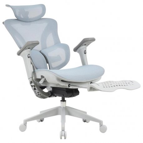 Офисное кресло OfficePro Elite OC950GLB Gray/Light Blue (OC950GLB)