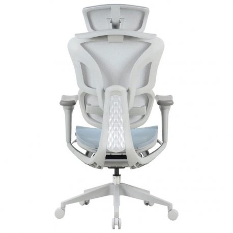 Офісне крісло OfficePro Elite OC950GLB Gray/Light Blue (OC950GLB)