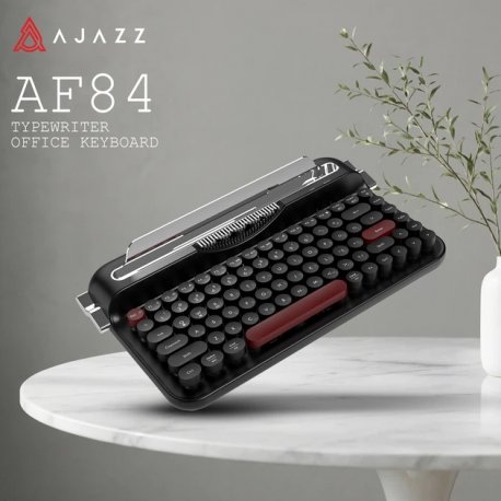 Клавіатура бездротова Ajazz AF82 Grey/White (AF82-GWO)