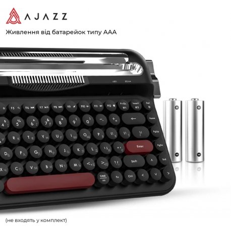 Клавіатура бездротова Ajazz AF82 Grey/White (AF82-GWO)