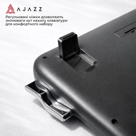 Клавіатура бездротова Ajazz AF82 Grey/White (AF82-GWO)