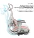 Офисное кресло OfficePro Elite OC950GLP Gray/Light Pink (OC950GLP)