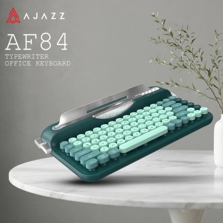 Клавіатура бездротова Ajazz AF84 Wireless/Bluetooth Black (AF84-B)