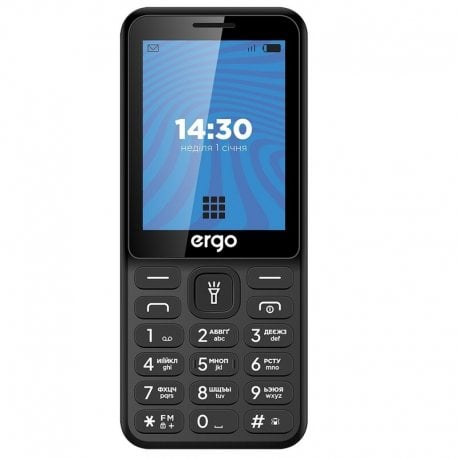 Мобільний телефон Ergo E283 Dual Sim Black