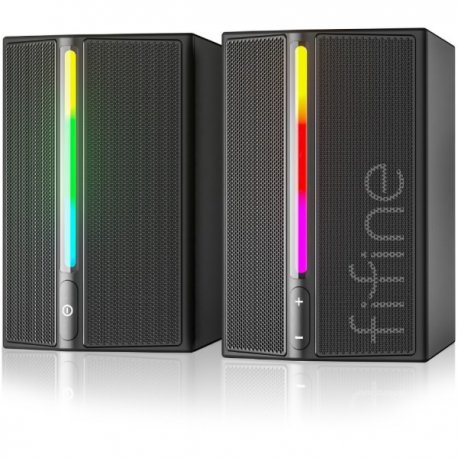 Акустическая система 2.0 Fifine A20 Gaming RGB Speaker Black (A20)