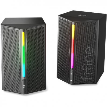 Акустична система 2.0 Fifine A20 Gaming RGB Speaker Black (A20)