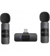 Бездротовий петличний мікрофон Boya BY-V2 Black (BY-V2)