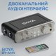 Двоканальний аудіоінтерфейс Boya BY-AM4 Black (BY-AM4) Двоканальний аудіоінтерфейс Boya BY-AM4 Black (BY-AM4)