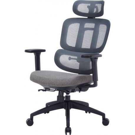 Офісне крісло OfficePro Skyline Black/Dark Gray (OC580-B-DG-DG)