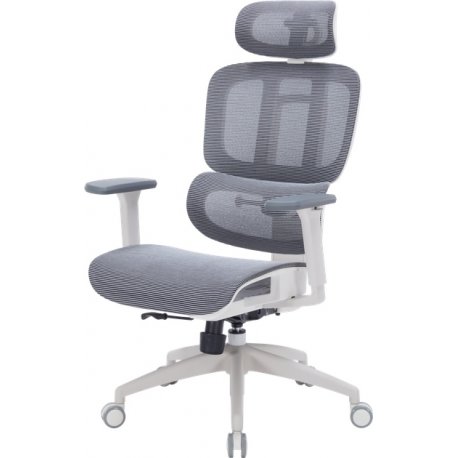 Офісне крісло OfficePro Skyline White/Dark Gray (OC680-W-DG-DG)