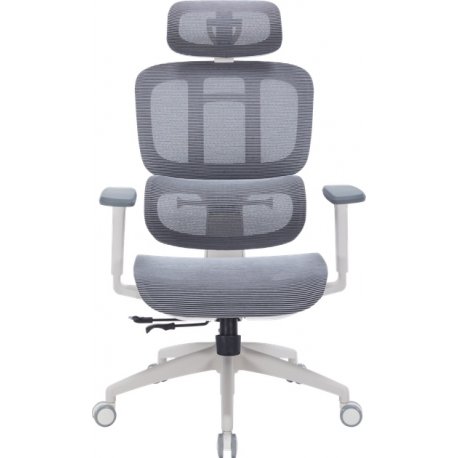 Офісне крісло OfficePro Skyline White/Dark Gray (OC680-W-DG-DG)