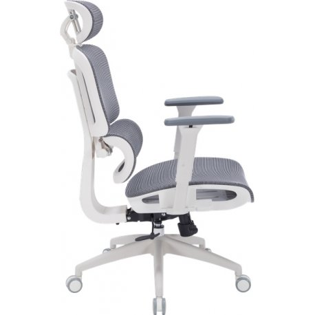Офісне крісло OfficePro Skyline White/Dark Gray (OC680-W-DG-DG)