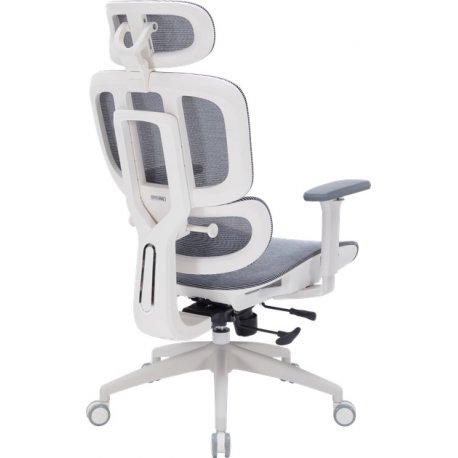 Офісне крісло OfficePro Skyline White/Dark Gray (OC680-W-DG-DG)
